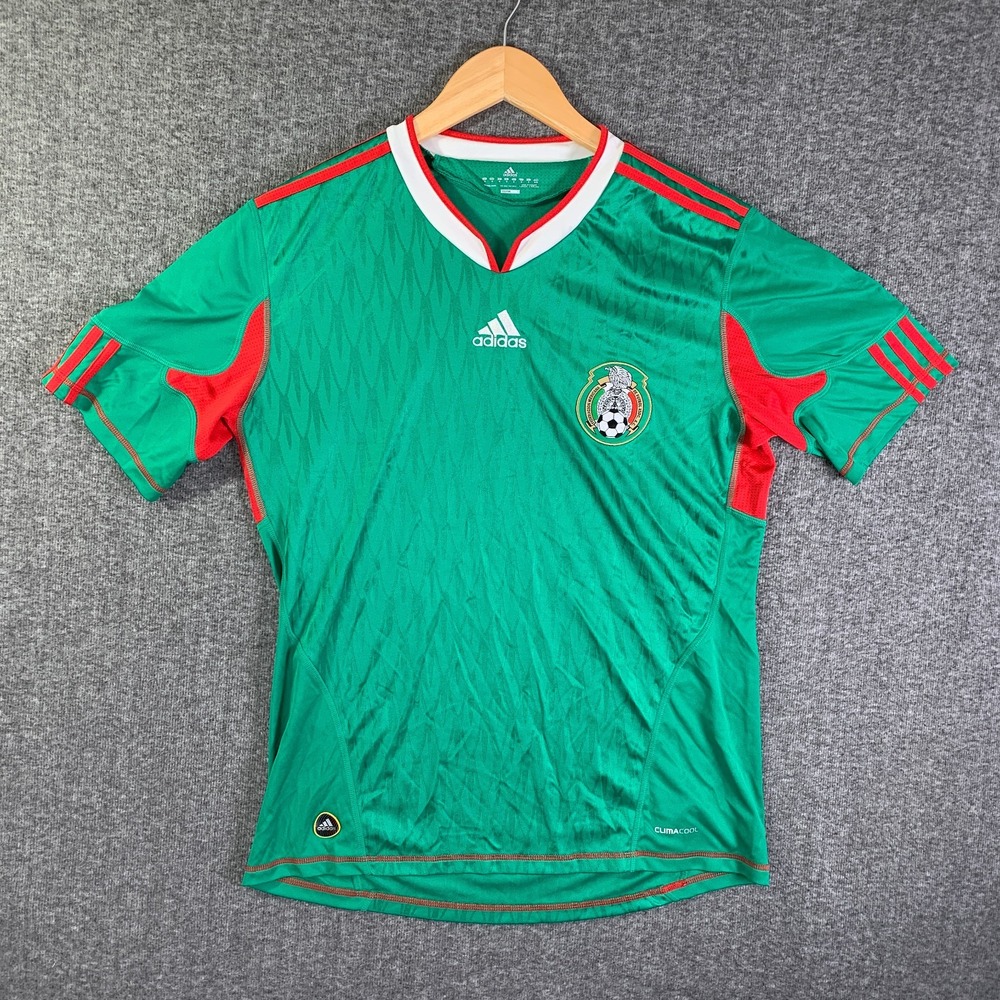 Mexico 2010 Soccer Jersey Men Medium  World Cup Green Home Futbol Playera Adidas